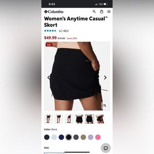 Columbia Women’s Anytime Casual Skort